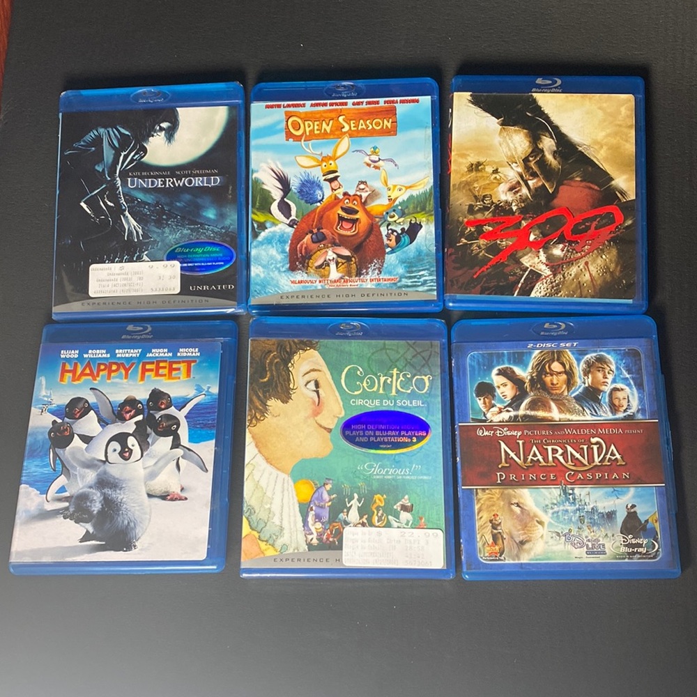 Lot of blue ray movies